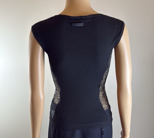 Vintage Dolce & Gabbana D&G Black Lace Panel Top - Picture 5 of 8