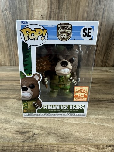 Funko Camp Fundays 2023 Box of Fun - Funamuck Bears LE 6500 - With Protector - Picture 1 of 13