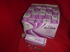 25 Allura A3662 Decorator Light Bulb 60w Clear Flame Tip Candelabra Base Style