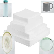 200 Pack Foam Pouches, 4 Sizes (12X16 Inch, 12X12 Inch, 8X12 Iinch, 8X8 Inch) Cu
