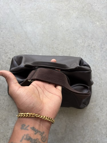 Diamond Crown Cigar Co Logo Brown Leather Duffle Bag - Picture 4 of 6