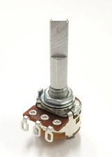 PC875, Philmore 500K Ohm Audio Taper Potentiometer w/Switch 16mm ~ 1/4" D Shaft