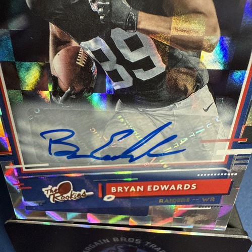 2020 Panini Donruss The Rookies #TR-BE Bryan Edwards Raiders #149/299 Numbered! - Picture 3 of 4