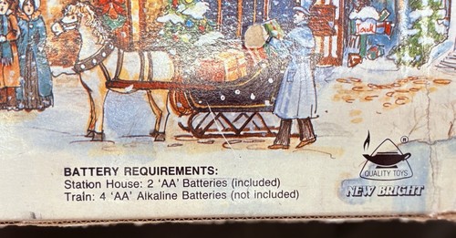 1992 Dickensville Collectables Christmas Train with Musical Station House - Picture 15 of 15