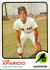 Luis Aparicio 1973 Topps #165 Boston Red Sox