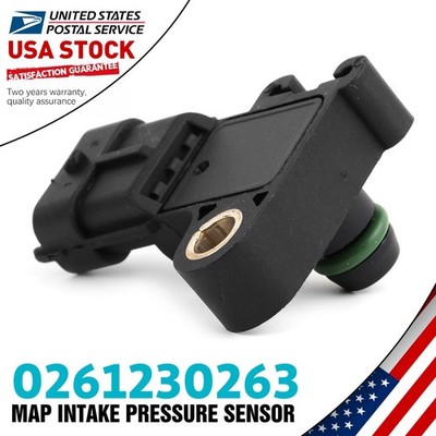 OEM 1.4 TURBO INLET MANIFOLD VACUUM PRESSURE SENSOR NEW 0261230263 REPLACEMENT