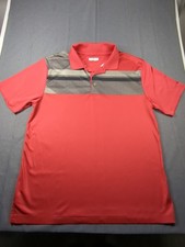 Grand Slam Golf Polo Red Men's Large Short Sleeve