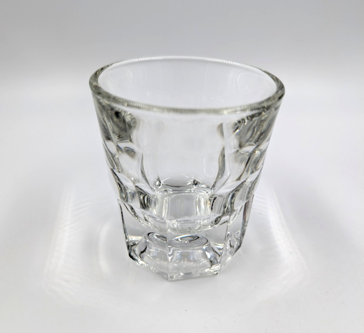 Set of 4 Vintage Libbey Dura tuff Bar Glasses Double Shot 4 oz Heavy Duty Glass