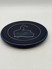 Fiesta Homer Laughlin Flamenco Dancer Dancing Lady Cobalt Trivet 6"