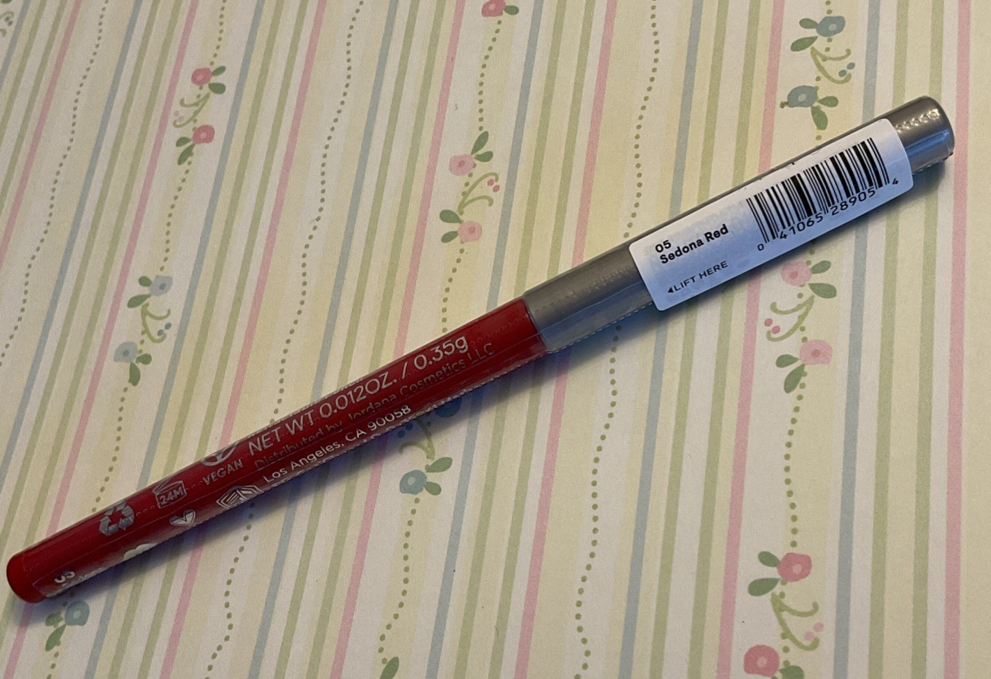 Jordana Draw The Line Lipliner Pencil SEDONA RED  **NEW/SEALED
