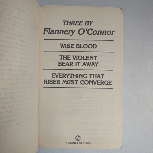 Three (3) by Flannery O'Connor (1983, Mass Market Paperback) *Like New*_046 - Picture 2 of 8