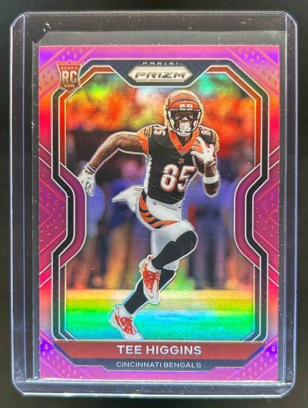 2020 Prizm Tee Higgins RC Pink Rookie #308 Bengals