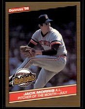 1986 Donruss Highlights #27 Jack Morris Baseball Card 0501G