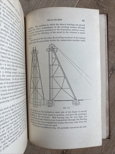 MINING LIBRARY VOL III Timbering And Mining Storms 1909 Leather 1st Ed McGraw - Bild 16 von 17