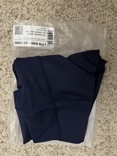 Women's Fabletics Oasis High Deep Navy Waisted 7/8 Leggings Abyss NWT Med. 8 - Picture 8 of 8