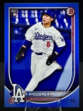 2025 Bowman Baseball - Hyeseong Kim #91 - Blue /150 Color Match