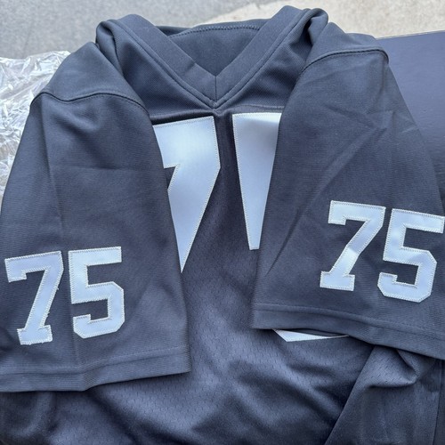 Camiseta deportiva Mitchell & Ness 1983 negra para mujer Los Angeles Raiders Howie Long #75 L - Imagen 12 de 12
