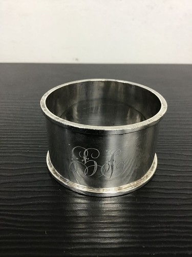 Australian Sterling Silver Napkin Ring - Britannic Edwin Harrop - Engraved - 30