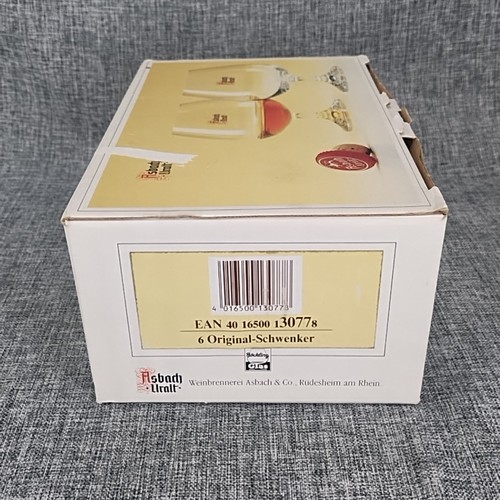 Vtg Asbach Uralt Original Schwenker Brandy Cognac Snifter Glasses w/Box Set of 6 - Picture 15 of 20