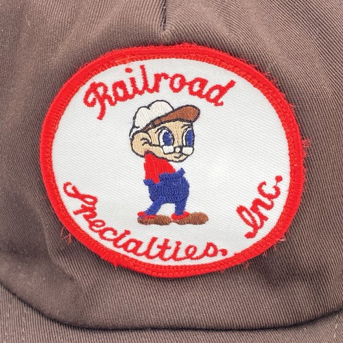 Vintage Railroad Specialties Inc Snapback Mesh Back Trucker Hat USA Made (H25) - Picture 2 of 11