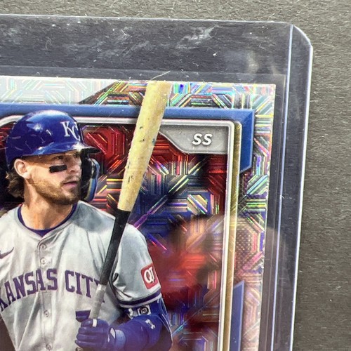 Lot of (2)  Bobby Witt Jr. 2024 Bowman Chrome Topps Refractor #1 #SMLB-17 Royals - Imagen 14 de 22