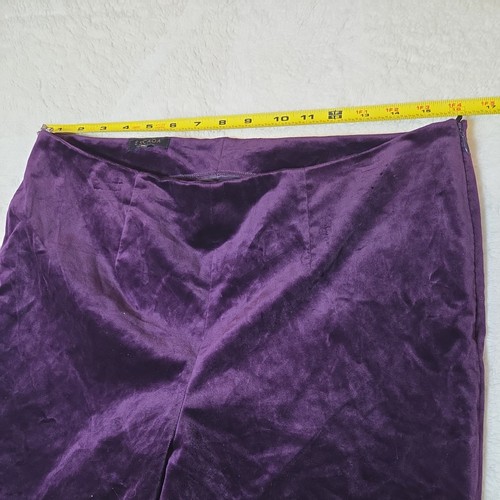 NWOT ESCADA Dark Plum/Purple Velvet Style Pant Women Sz 40/US 10 - Picture 11 of 11