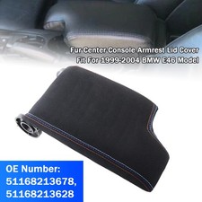 Fur Center Console Armrest Cover Lid Für BMW...