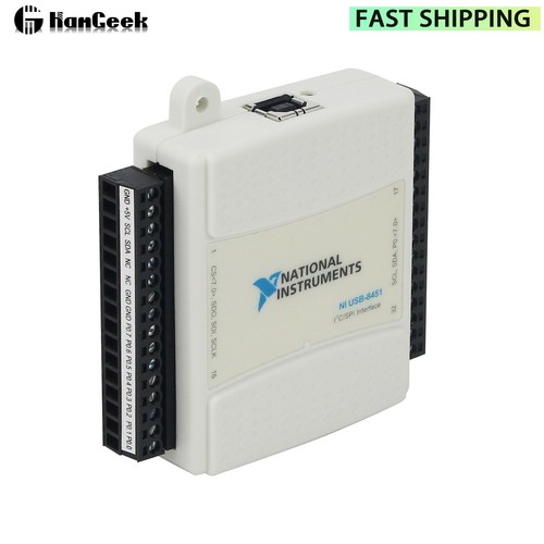NI USB-8451 779553-01 Data Acquisition Card DAQ USB Terminal I2C SPI Interface - Picture 3 of 7