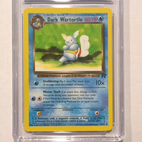 Dark Wartortle (Unlimited) graded CGC 8 for sale on eBay