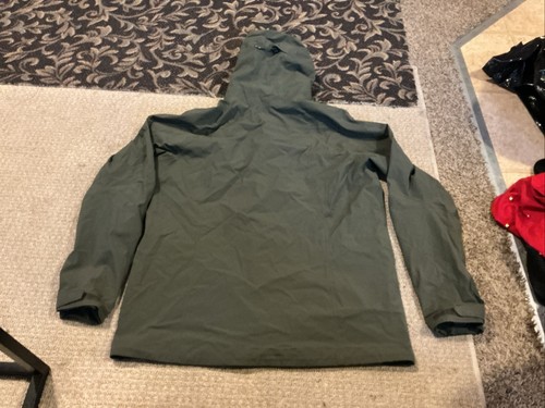 Chaqueta verde con cremallera completa Patagonia para hombre talla grande RN 51884 usada con capucha - Imagen 8 de 15