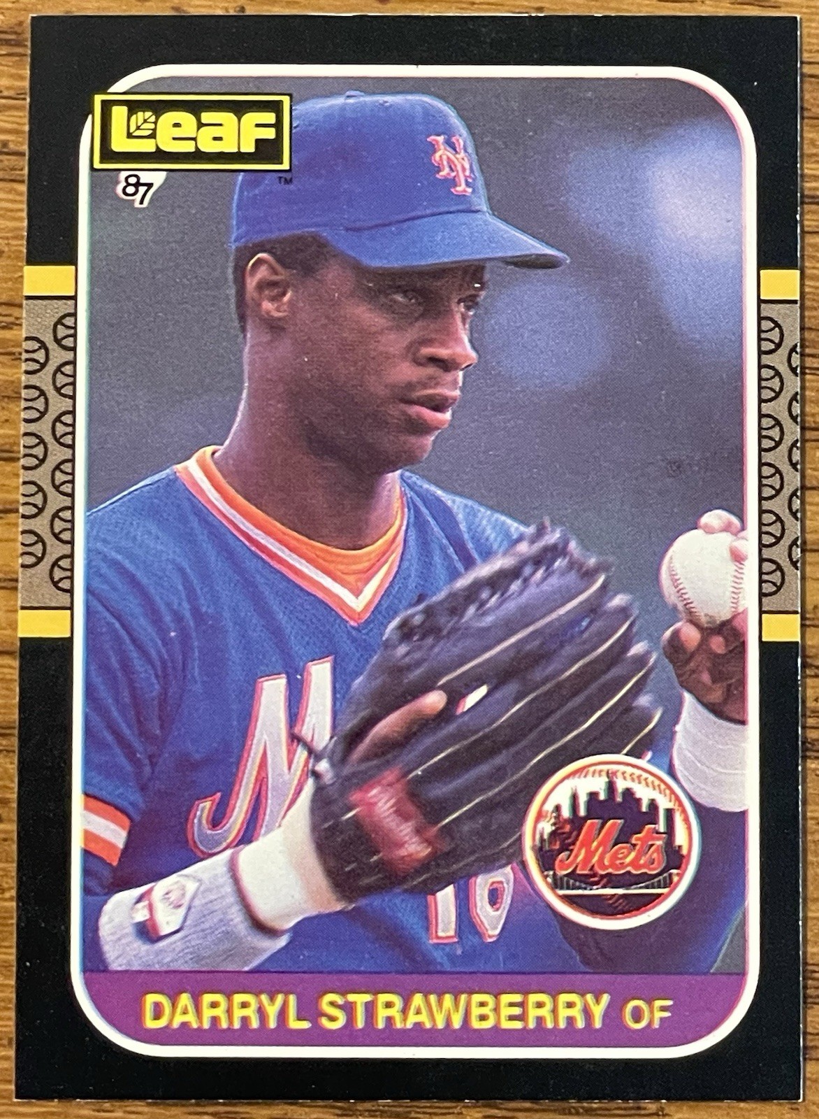Darryl Strawberry 1987 Leaf Baseball Card #68 New York Mets MLB Free Shipping