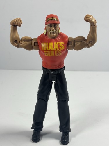2011 WWE Hulk Hogan Red "Hulk's Rules" Heritage Wrestlemania Figure Mattel WWF - Picture 1 of 9