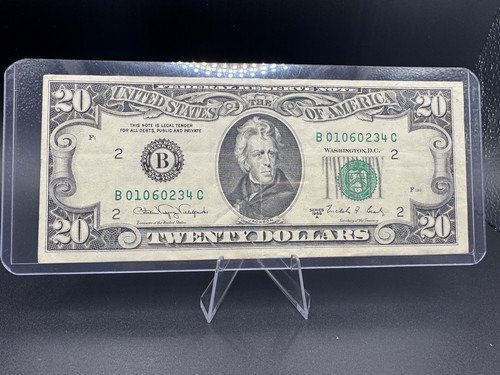💵 1988A $20 Bill 💵 Old Style Federal Reserve Note B01060234C Rare Vintage 💰 - Picture 1 of 2