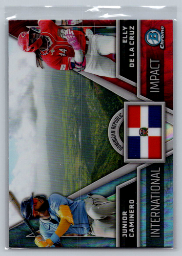2024 Bowman Chrome #II-15 Elly De La Cruz Junior Caminero Int Impact 
