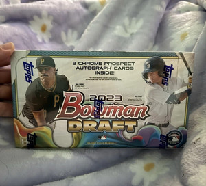 その他 MLB 2023 TOPPS BOWMAN BASEBALL JUMBO Bowman 2023 Topps Baseball Mega Box, 4 Base Packs, 2 Chrome