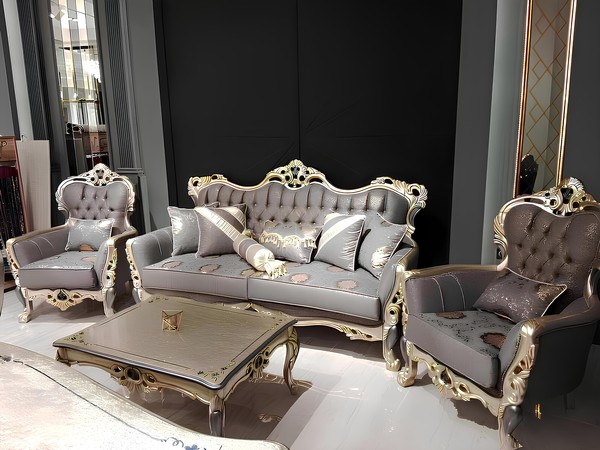 Moderner Sofagarnitur Set 3 Sitzer Sofas 2X Sessel Couchtisch Wohnzimmer Set-image