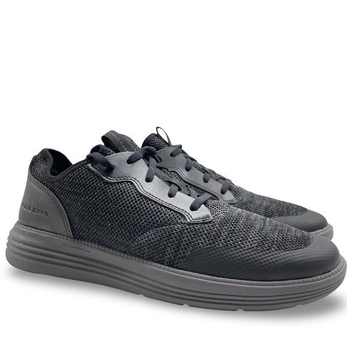 Cole Haan Grand+ Journey Schuhe schwarz Strick Schnürschuhe Komfort Turnschuhe Herren Gr. 12M - Bild 3 von 11