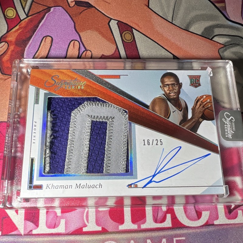 Panini 2025-26 Signature Series Khaman Maluach Phoenix RPA-KMM RC Auto /25