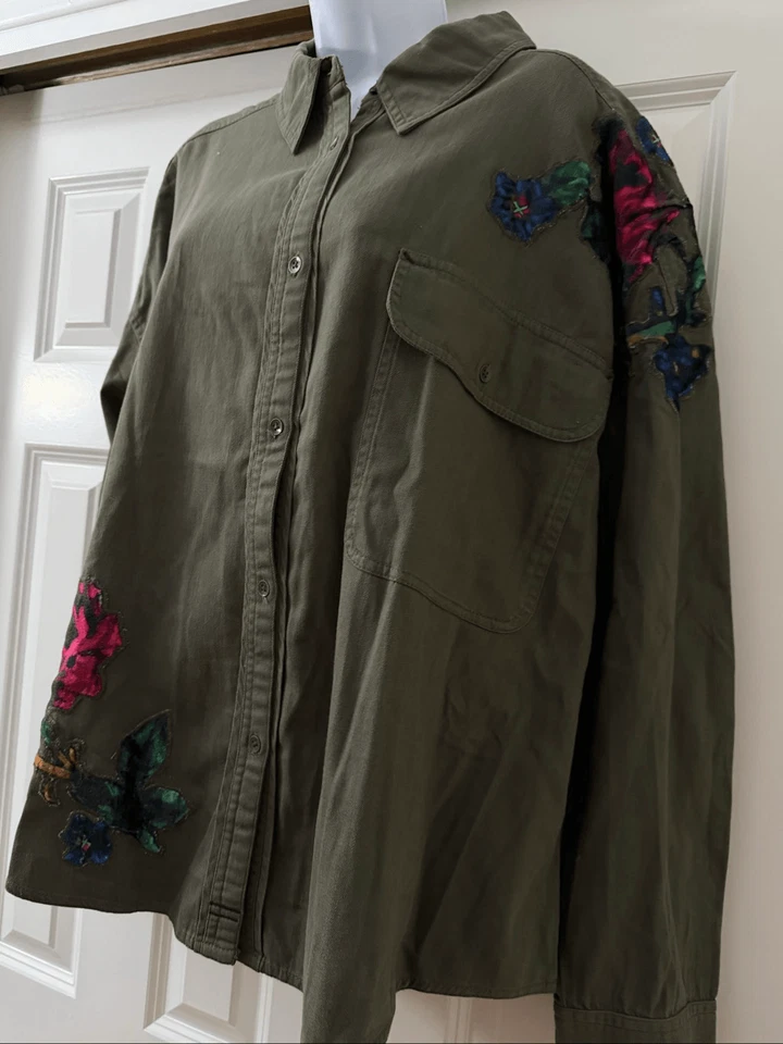 Camisa We The Free by Free People Velvet Roses Foto 4 de 4