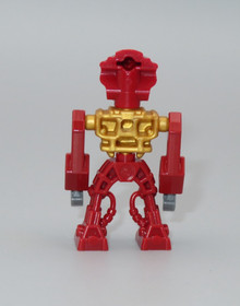 Lego Bionicle Mini Toa Inika Jaller dark red minifigure 8892 8894 8624