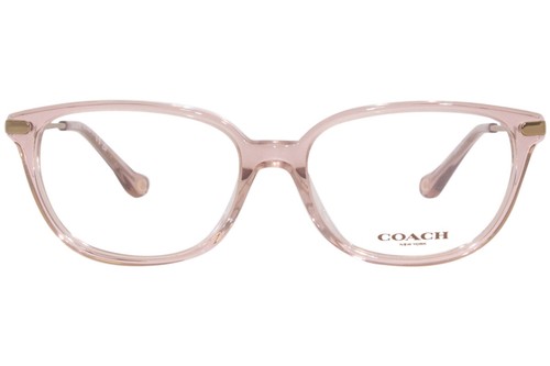 Coach HC6185 5668 Eyeglasses Frame Women's Transparent Blush Full Rim 54mm - 第 2/5 張圖片