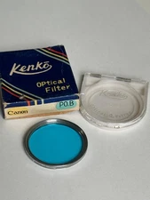 Kenko POB 42mm SC Silver Light Blue K1/22 Lens Filter w/ Case and Box Canon