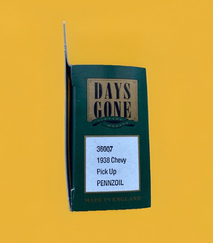 Chevy 1938 Pick Up Pennzoil Texas / Days Gone Vintage Models / Made in England - Picture 3 of 6