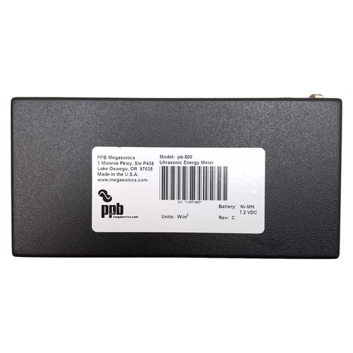 PPB Megasonics PB-500 Ultraschall-Energiemessgerät mit PB-208 Sonde, 255W/in², 500kHz - Bild 8 von 9