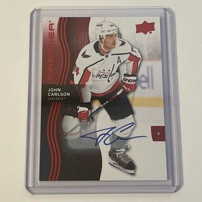 2023-24 Upper Deck PREMIER AUTO John Carlson Auto Washington Capitals #74