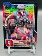 2025 Bowman U Chrome Jovantae Barnes Prospects Black Shimmer Refractor 9/10