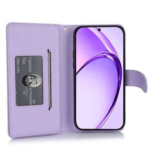 For OPPO A40 A60 A3 A80 A79 A77S Case Leather Wallet Magnetic RFID Flip Cover - Picture 8 of 19