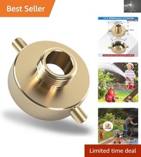 Brass Fire Hydrant Adapter 1-1/2" NST to 3/4" GHT - Ideal for Emergency Response
