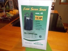 Zoeller Floor Sucker Series Model 42-0007 Sump Pump 1/6 HP  New/Old