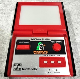Nintendo Game & Watch Mario's Bombs Away Panorama Screen Tested Good Condition